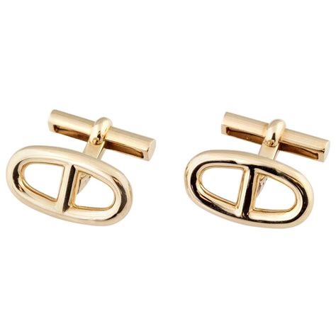 Hermes men's cufflinks